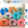 Gối chữ U tựa cổ hình dễ thương, giảm mỏi vai gáy cho dân văn phòng, giá 38k