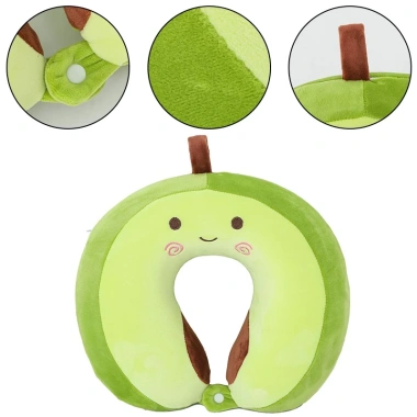 Gối chữ U tựa cổ hình dễ thương, giảm mỏi vai gáy cho dân văn phòng, giá 38k 4