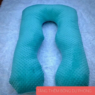 Gối chữ U và J ôm bà bầu vải nhung mịn bi 3D Tặng bông dự phòng chỉ 275.000₫ Gối chữ U và J ôm bà bầu vải nhung mịn bi 3D Tặng bông dự phòng chỉ 275.000₫