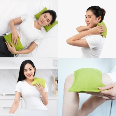 Gối Chườm Nóng Thảo Dược Hapaku - Giảm Đau Cổ Vai, Bụng Kinh, Đai Massage Quà Tặng Nữ 4 Gối Chườm Nóng Thảo Dược Hapaku - Giảm Đau Cổ Vai, Bụng Kinh, Đai Massage Quà Tặng Nữ 4