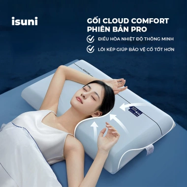 Gối Cloud Comfort ISUNI PRO Memory Foam - Giảm Đau Cổ Vai Gáy, Giá 399.000 2