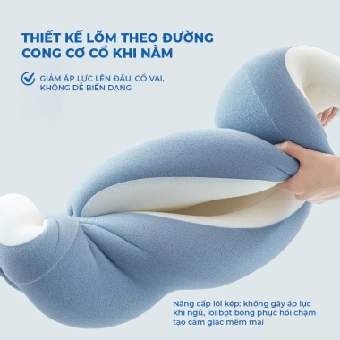 Gối Cloud Comfort ISUNI PRO Memory Foam - Giảm Đau Cổ Vai Gáy, Giá 399.000 4