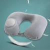 Gối cổ bơm hơi siêu mềm, nhỏ gọn tiện dụng cho du lịch máy bay, giảm 22% 9