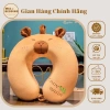 Gối cổ Capybara chữ U cao su non êm ái nhẹ mềm mại gối kê cổ giảm giá 20k chỉ 75.000đ
