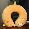 Gối cổ Capybara chữ U cao su non êm ái nhẹ mềm mại gối kê cổ giảm giá 20k chỉ 75.000đ 7