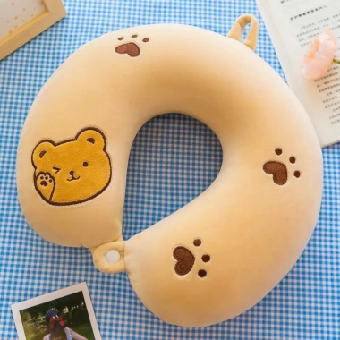 Gối cổ Capybara chữ U cao su non êm ái nhẹ mềm mại gối kê cổ giảm giá 20k chỉ 75.000đ 8