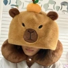 Gối cổ chữ U Kuromi ngủ trưa, văn phòng & du lịch kèm mũ trùm đầu, giảm giá 169k