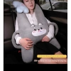 Gối cổ chữ U Kuromi ngủ trưa, văn phòng & du lịch kèm mũ trùm đầu, giảm giá 169k 10