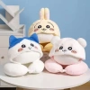 Gối cổ chữ U mũ Kitty giữ ấm mềm mại chất liệu mềm giảm giá 160k từ 196.800 VND gối kê cổ hình chữ U 3