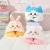 Gối cổ chữ U mũ Kitty giữ ấm mềm mại chất liệu mềm giảm giá 160k từ 196.800 VND gối kê cổ hình chữ U 4