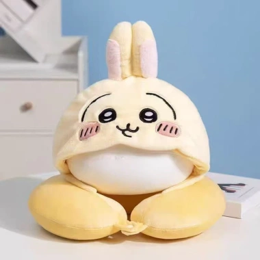 Gối cổ chữ U mũ Kitty giữ ấm mềm mại chất liệu mềm giảm giá 160k từ 196.800 VND gối kê cổ hình chữ U 10
