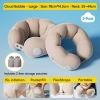 Gối cổ du lịch bơm hơi YYLINGX - Chữ U mềm, hỗ trợ cổ tử cung, tiện cho máy bay & cắm trại 5