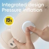 Gối cổ du lịch BTLIMER bơm hơi chữ U điều chỉnh, mềm mại, tiện dụng cho máy bay 4