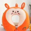 Gối cổ du lịch chữ U cúc cài, ruột cao su non - Giảm giá 95k, chống mỏi cổ 2