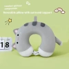 Gối cổ hình chữ U hoạt hình trẻ em Memory Foam du lịch hỗ trợ ngủ văn phòng gối đi học di động tiện dụng chỉ 223.374₫