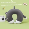 Gối cổ hình chữ U hoạt hình trẻ em Memory Foam du lịch hỗ trợ ngủ văn phòng gối đi học di động tiện dụng chỉ 223.374₫ 5