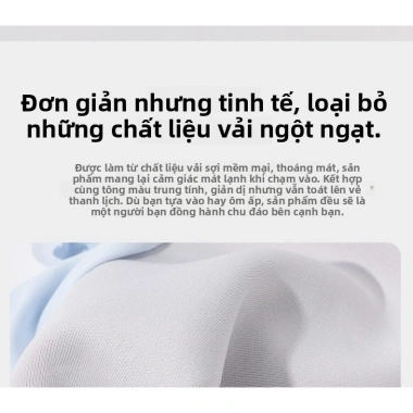 Gối cổ hình chữ U Memory Foam siêu mềm, vải từ tính, phù hợp du lịch giảm giá 4
