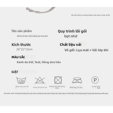 Gối cổ hình chữ U Memory Foam siêu mềm, vải từ tính, phù hợp du lịch giảm giá 8