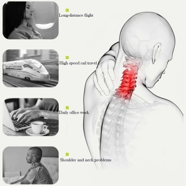 Gối cổ MOBANINA chữ U di động, bơm hơi nhanh, tiện du lịch, cắm trại - 121.824₫