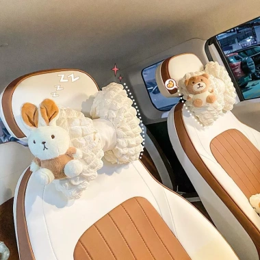 Gối Cổ Thỏ Gấu Dây Đeo Vai - Tựa Lưng Xe Ô Tô Du Lịch, Quà Tặng Sáng Tạo 81.000 4