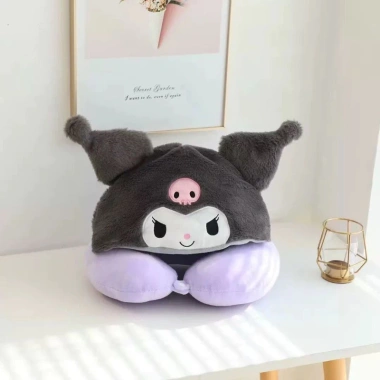 Gối cổ U hình Little Devil My Melody – mũ hoạt hình, du lịch ô tô, ngủ văn phòng, chỉ 191k 8