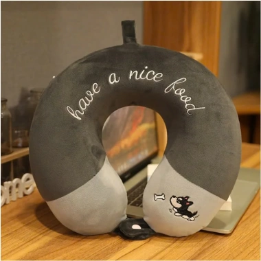 Gối cổ U ruột cao su non, vải co giãn 4 chiều mịn đàn hồi – Thoải mái đi xe, ngủ trưa 119k