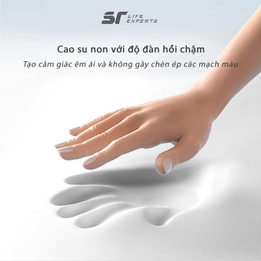 Gối Cổ Văn Phòng Chữ U Cao Su Non Sairui Công Thái Học - Chống Đau Vai Gáy, Tựa Cổ Khi Bay, Ô Tô, Du Lịch, Giá Ưu Đãi 249k 6