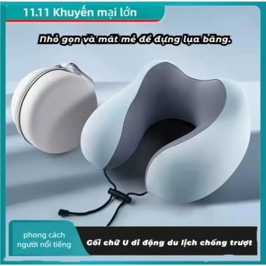 Gối Cổ Văn Phòng Chữ U Dream of Love - Cao Su Non Giảm Đau Mỏi Cổ, Phù Hợp Văn Phòng & Du Lịch, Giá 58.500₫