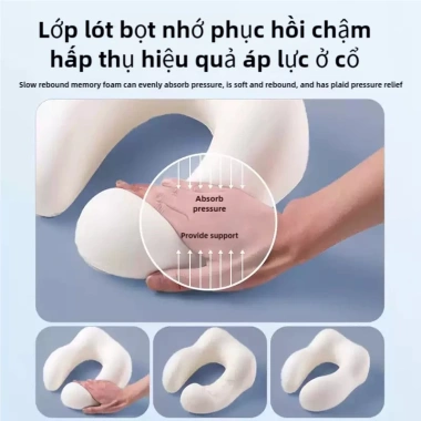 Gối Cổ Văn Phòng Chữ U Dream of Love - Cao Su Non Giảm Đau Mỏi Cổ, Phù Hợp Văn Phòng & Du Lịch, Giá 58.500₫ 4 Gối Cổ Văn Phòng Chữ U Dream of Love - Cao Su Non Giảm Đau Mỏi Cổ, Phù Hợp Văn Phòng & Du Lịch, Giá 58.500₫ 4
