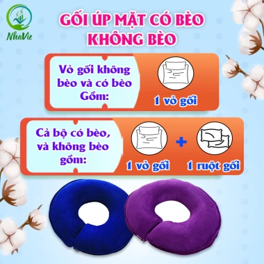 Gối Cong Úp Spa Massage Body Không Bẻo - Nhung Mềm Mịn, êm ái, phù hợp du lịch và văn phòng thẩm mỹ - Giá chỉ 32.000đ