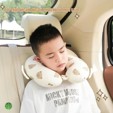 Gối Đầu Ô Tô Hình Chữ U - Gối Cổ Du Lịch Trẻ Em An Toàn Sáng Tạo Giá 99.000 VND Gối Đầu Ô Tô Hình Chữ U - Gối Cổ Du Lịch Trẻ Em An Toàn Sáng Tạo Giá 99.000 VND