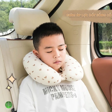 Gối Đầu Ô Tô Hình Chữ U - Gối Cổ Du Lịch Trẻ Em An Toàn Sáng Tạo Giá 99.000 VND 3