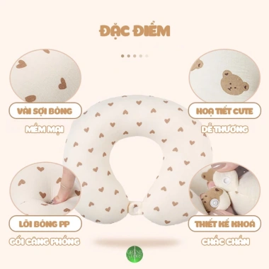 Gối Đầu Ô Tô Hình Chữ U - Gối Cổ Du Lịch Trẻ Em An Toàn Sáng Tạo Giá 99.000 VND 6
