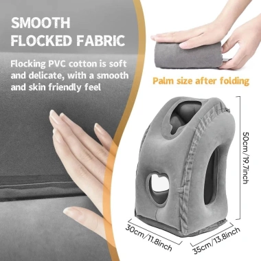 Gối đệm cổ HULEQI bơm hơi PVC - hỗ trợ cổ, cằm, du lịch máy bay, tàu hỏa - giảm giá 20% 241.488₫ 2