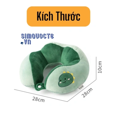 Gối đỡ cổ chữ U nhung lông mềm, lót bông chống đau cổ vai gáy, văn phòng du lịch GC04 - 108.000₫