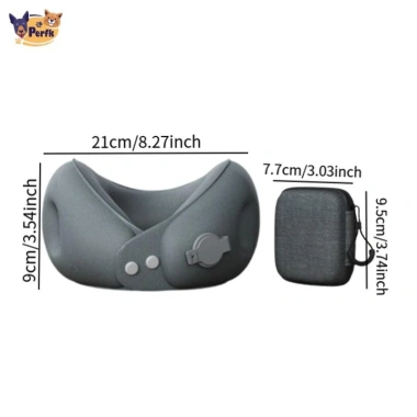 Gối du lịch bơm hơi cho máy bay, ô tô, văn phòng – nhẹ, êm, giảm đau cổ, chỉ 156.600₫ 8