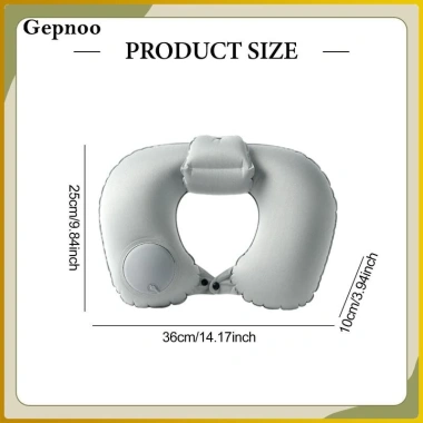 Gối du lịch bơm hơi cho người lớn - Hỗ trợ đầu thoải mái trên xe lửa, giảm giá 17% chỉ 103.680₫