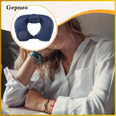 Gối du lịch bơm hơi cho người lớn - Hỗ trợ đầu thoải mái trên xe lửa, giảm giá 17% chỉ 103.680₫