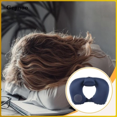 Gối du lịch bơm hơi cho người lớn - Hỗ trợ đầu thoải mái trên xe lửa, giảm giá 17% chỉ 103.680₫