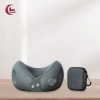 Gối du lịch bơm hơi siêu nhẹ, giặt được, hỗ trợ cổ, gọn gàng cho máy bay và ba lô 8