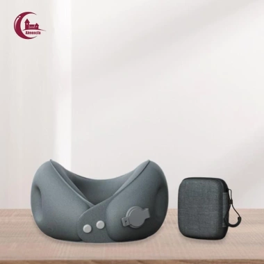 Gối du lịch bơm hơi siêu nhẹ, giặt được, hỗ trợ cổ, gọn gàng cho máy bay và ba lô 8