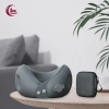 Gối du lịch bơm hơi siêu nhẹ, giặt được, hỗ trợ cổ, gọn gàng cho máy bay và ba lô 9