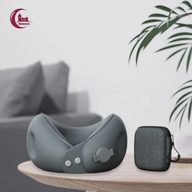 Gối du lịch bơm hơi siêu nhẹ, giặt được, hỗ trợ cổ, gọn gàng cho máy bay và ba lô 9