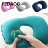 Gối du lịch FEDAOG siêu nhẹ, bơm hơi tự động, hình chữ U thoải mái, hỗ trợ cổ ô tô - Giá 61.668₫