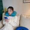 Gối du lịch FEDAOG siêu nhẹ, bơm hơi tự động, hình chữ U thoải mái, hỗ trợ cổ ô tô - Giá 61.668₫ 3