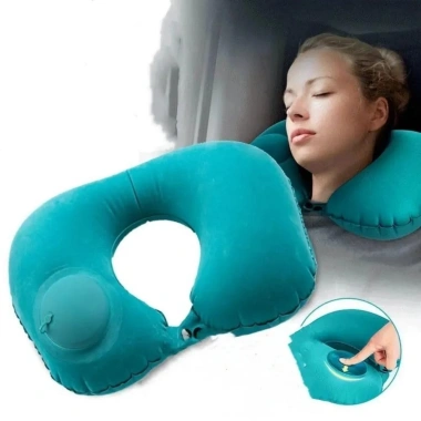 Gối du lịch FEDAOG siêu nhẹ, bơm hơi tự động, hình chữ U thoải mái, hỗ trợ cổ ô tô - Giá 61.668₫ 9