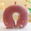 Gối Dựa Cổ Chữ U Cao Su Non Hình Thú Ngộ Nghĩnh - Vỏ Nỉ Nhung Cao Cấp Ruột 100% Mủ 68k 7