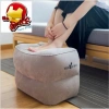 Gối gác chân cao cấp bơm hơi, dùng tại nhà, máy bay, ô tô - kèm túi bơm 3