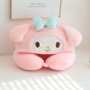 Gối hình chữ U Kuromi Cinnamoroll du lịch - Gối ngủ máy bay Hello Kitty Melody Capybara Chiikawa, giá 150.277₫ 6