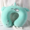 Gối hình chữ U mềm di động hỗ trợ cổ Memory Foam - Văn phòng, nhà, du lịch, máy bay ngủ, quà tặng đi học 3